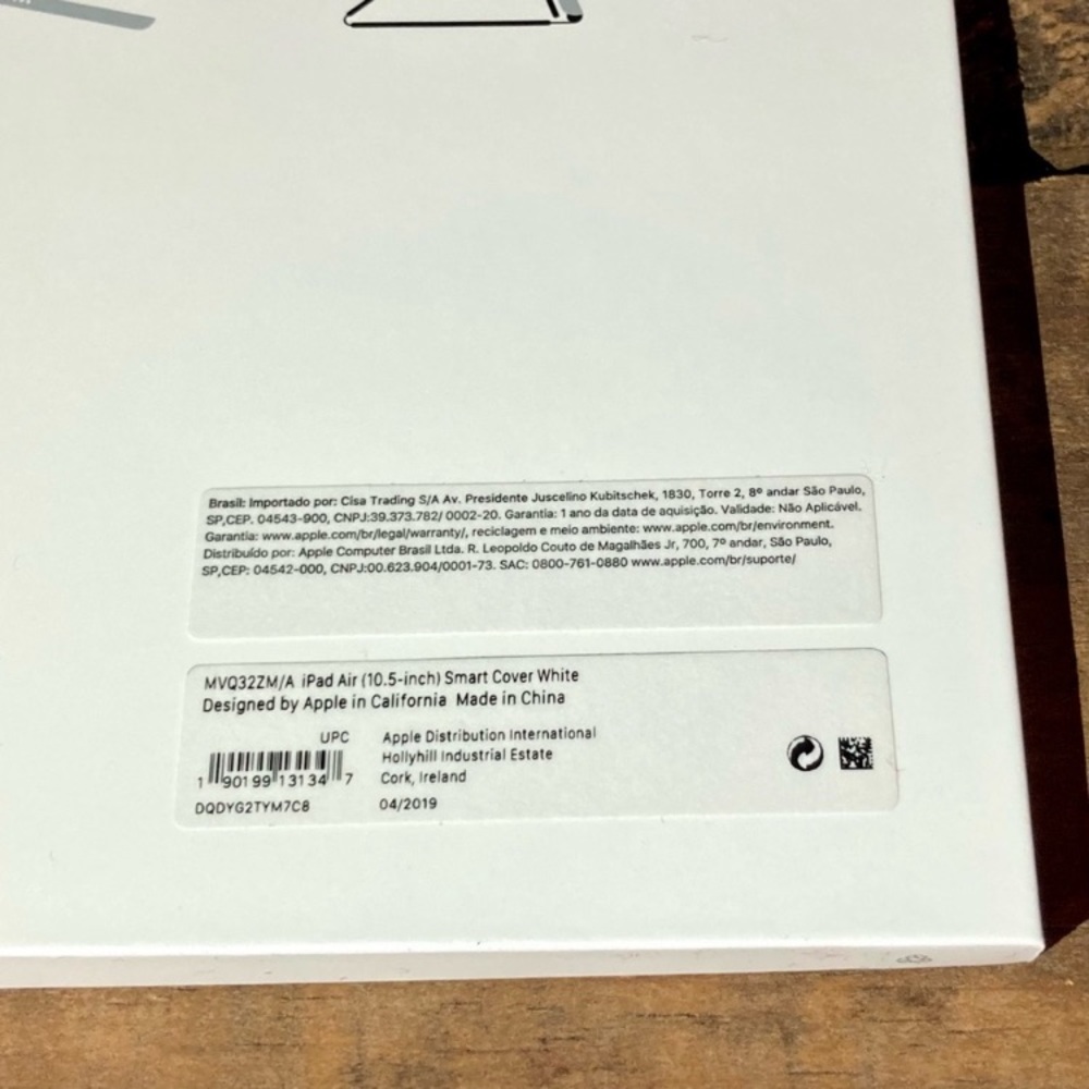 Apple iPad Air (10.5-inch) Smart Cover White New in Package - Picture 8 of 8